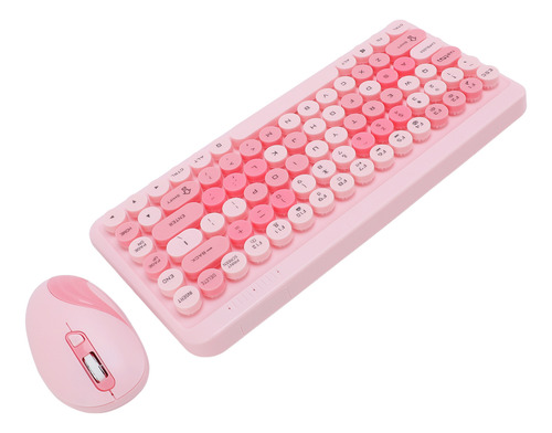 Combinación De Teclado Y Ratón Inalámbricos Pink Computer De