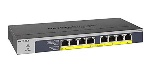 Conmutador Poe Gigabit Ethernet De 8 Puertos (gs108pp)