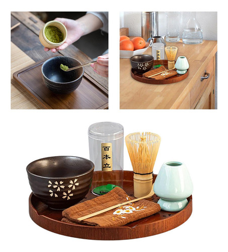 Juego De Té Matcha Japonés Hecho A Mano, Taza De Té
