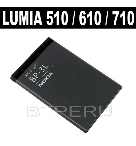 Bateria Nokia Lumia 610 710 900 Bp3l Original