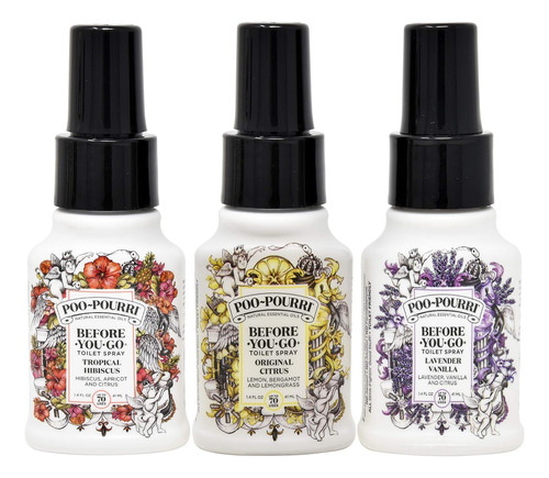 Juego De Spray Para Inodoro Cítricos Originales Poo-pourri