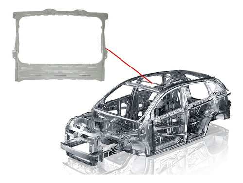 Estructura Soporte Metal De Techo Gac Gs4 20-21 Para Pintar