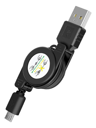 Cable Micro Usb Retráctil Para Carga Rápida En Android