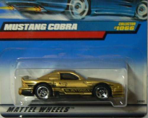 Hot Wheels Gold Mustang Cobra 1066 1998