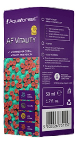 Aquaforest Af Vitality 50ml Complemento Vitaminico Corales 
