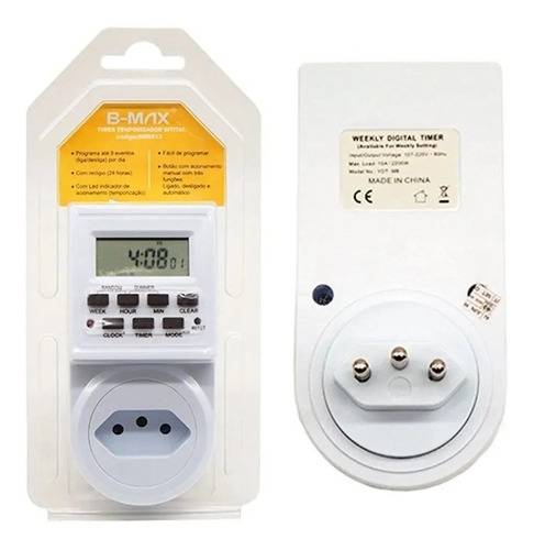 Timer Digital Bivolt Temporizador 9 Modos +621 Vendas