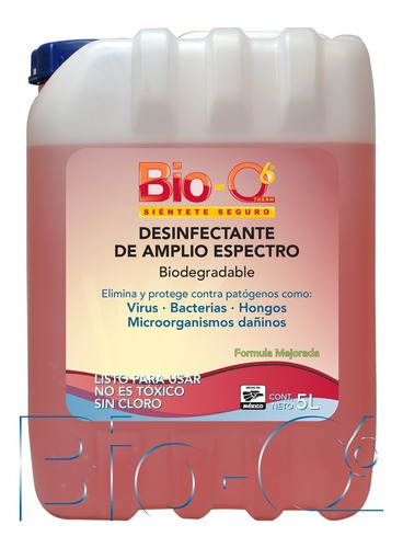 Desinfectante Para Termonebulizadores - Therm (bio-q6) 5 Lt