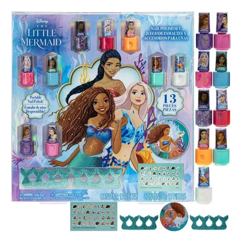 Set De Manicure Juego Esmaltes Para Uñas Y Accesorios Disney