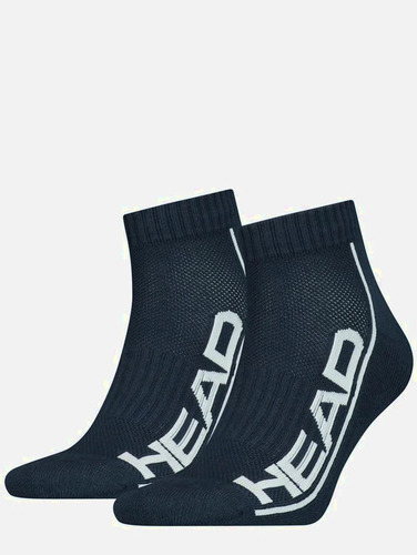 Calcetas Head Deportivas Color Azul Cortas 2 Pares