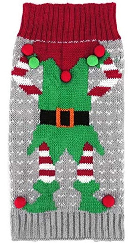 Mogoko Lindo Perro Gato Ugly Christmas Sweater? Pet Fleece X