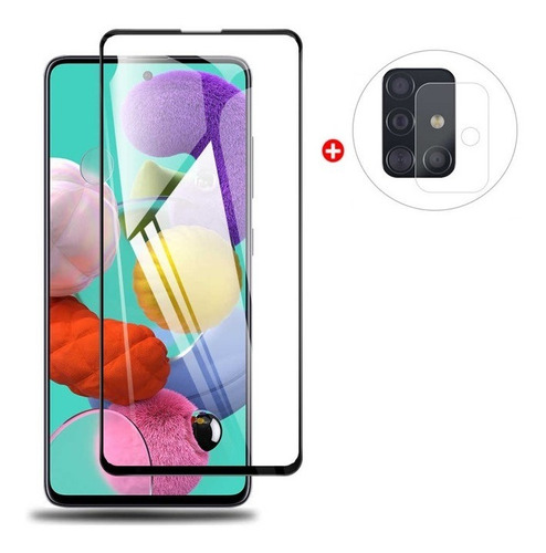 Vidrio Templado 2 En 1 Samsung Galaxy A 2020