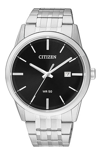 Reloj Citizen Bi5000-52a Acero Wr 50 Agente Oficial Jr