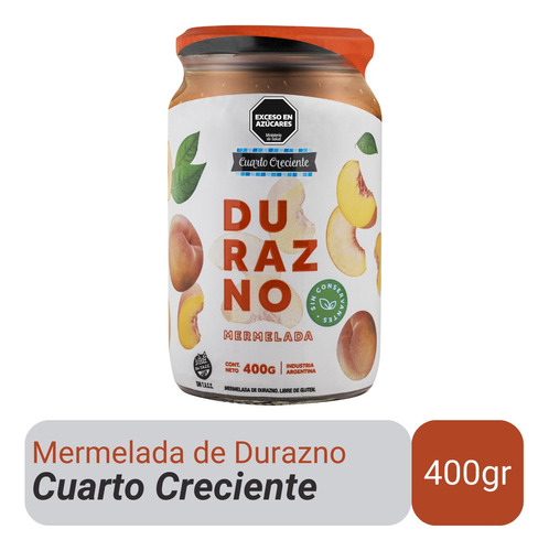 Mermelada De Durazno Cuarto Creciente X 400gr