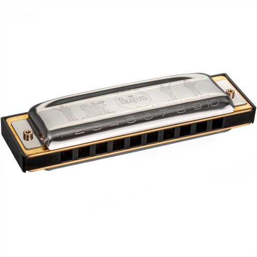 Gaita De Boca Diatonica Signature Hohner The Beatles Em Dó