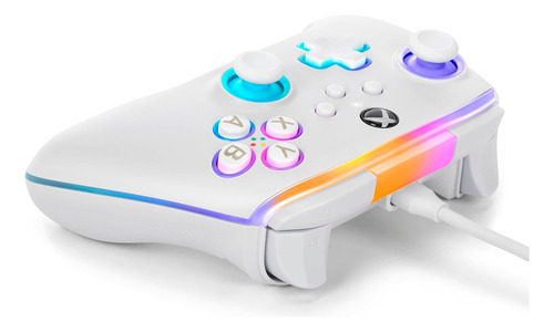 Powera Control Alámbrico Advantage Xbox Lumectra Blanco