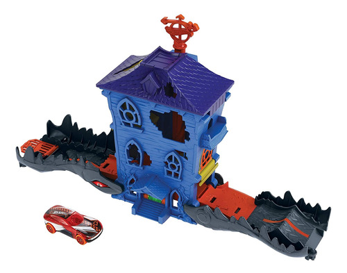 Set De Juego Hot Wheels Croc Mansion Attack, Multi (gjk91)