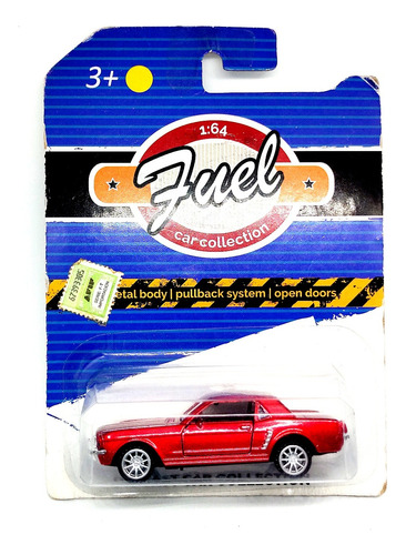 Auto Ford Mustang  Coleccion Metal Esc 1:64 Abre Las Puertas