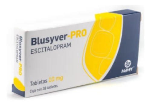 Blusyver Pro Escitalopram 10 Mg 28 Tabletas