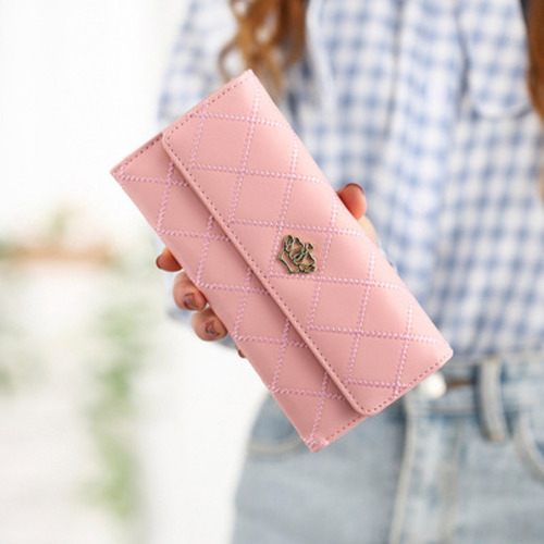 Cartera Bordada Con Forma De Corona, Tarjetero Y Monedero Pa
