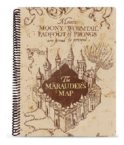 Cuaderno Harry Potter Universitario Mooving A4 T/semi Rigida
