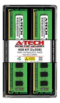 Comprar A-tech Ram 4gb Kit (2x2gb) Ddr3 1333 Mhz Pc3-10600 Dimm -...
