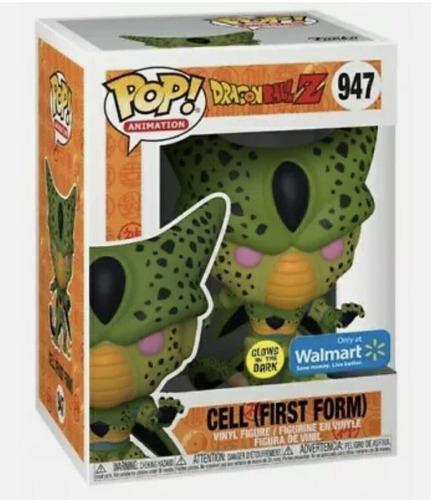 Cell First Form Gitd Dragon Ball Z Funko Pop! #947 Walmart 