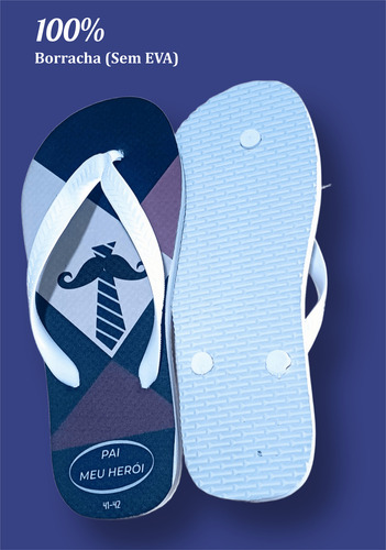 Chinelo Dia Dos Pais Sbr - Confortável, Durável E Exclusivo