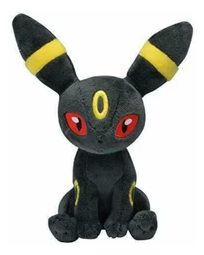 Umbreon Shiny Eevee Evolução Bicho Pelúcia Pokémon 20cm