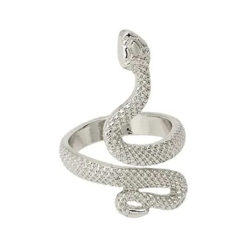 Anillo Serpiente Marmoleada Acero