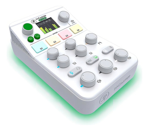 Mezcladora De Estudio Para Streaming Mixcaster Studio Wh Mac