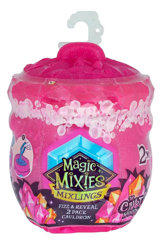 Caldero Mágico Mixies Fizz And Reveal Mixlings X2 Sorpresas Color Rosa Personaje Magic Mixies