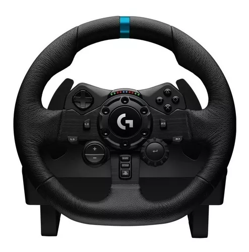 Logitech G 923 - Volante de carreras y pedales para Xbox X|S, Xbox One y PC  con TRUEFORCE, hasta 1000 Hz de respuesta de fuerza, pedal sensible