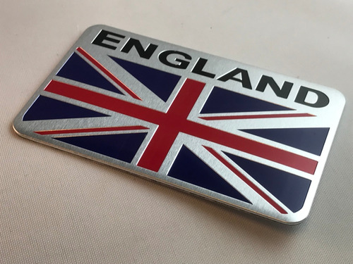 Emblema Insignia Autoadhesiva Inglaterra Aluminio 8x5cm G102