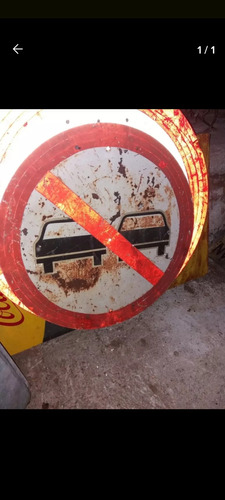 Cartel Señalizacion Ruta Prohibido Adelantar  No 10