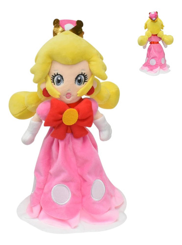 Peluche Princesa Peach Original Super Cute Super Mario Bros