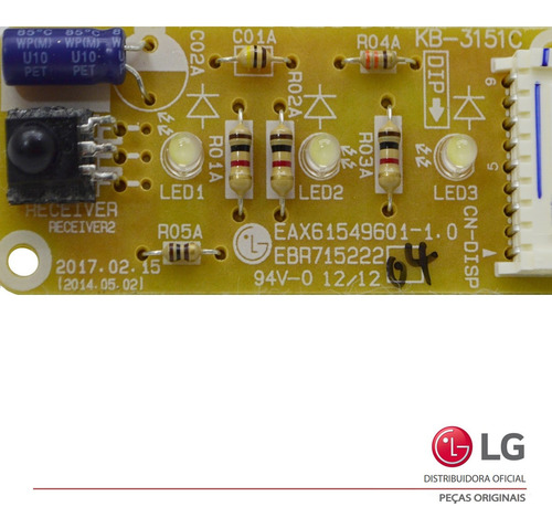 Placa Display Interface Ar LG Tsnc072w4w0 Tsnc092w4w0