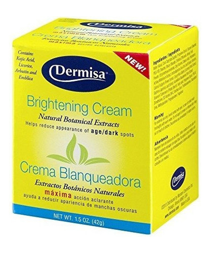 Crema Aclarante Dermisa 15 Oz Paquete De 3