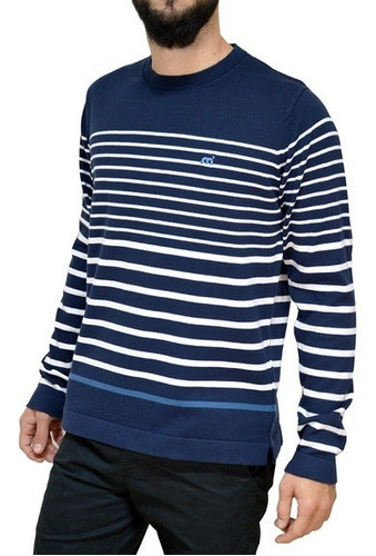 Sweater Cuello Redondo Rayas Marcus | Mistral (40037)