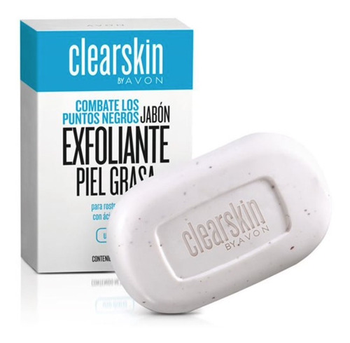 Jabon Exfoliante Piel Grasa Clearskin Avon