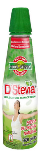 Stevia Liquida 100% Pura 180ml Sin Edulcorante 720 Porciones