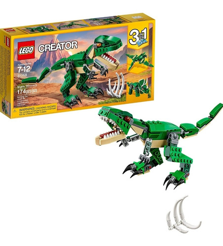 Lego Creator Set Grandes Dinosaurios 3 En 1 T Rex