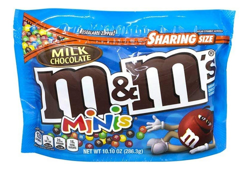 Mm S Minis - Caramelo De Chocolate Con Leche De 10.1 Onzas,