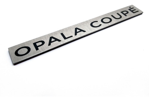 Emblema Opala Coupe Chevrolet Gm Badge Brasao Edicao Limitad