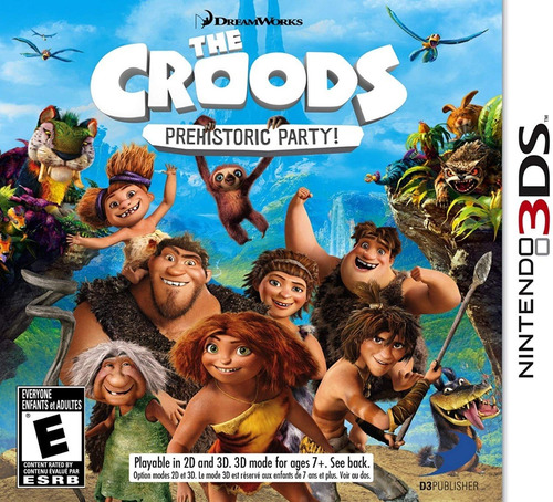 3ds - Caja Original De The Croods - Original