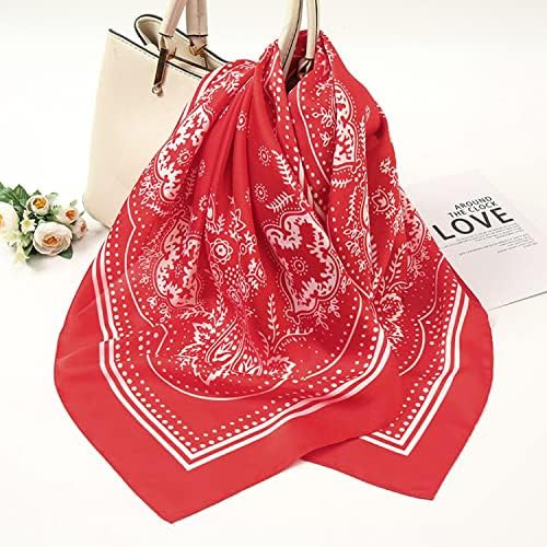 Vanlinker Vintage Pañuelos Cuadrados Bufandas Multiusos Para