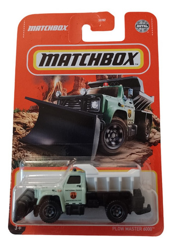Matchbox Plow Máster 6000 Camión #19/100 2022