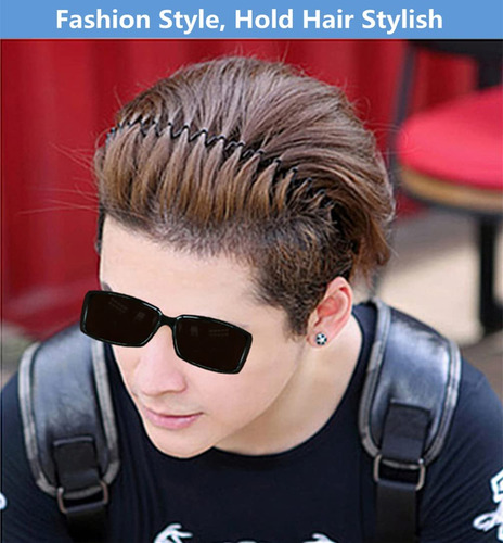 10 Piezas Diademas De Metal Ondulado, Aro Para El Cabello,