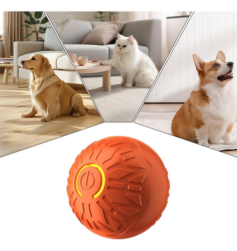 Pelota De Juguete Para Perros En Movimiento Automático Pelot