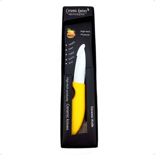 Cuchillo De Ceramica Mango Plastico Verduras Carne Mediano