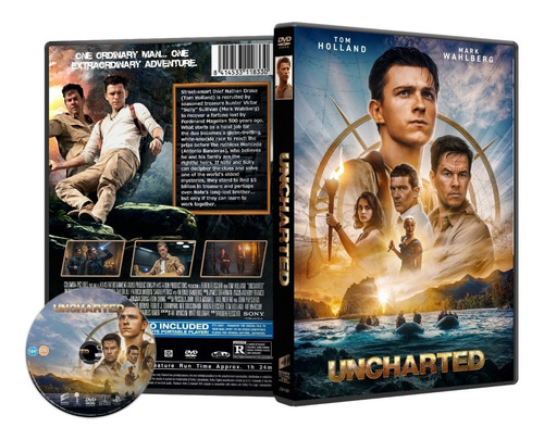 Uncharted 2022 - Dvd Latino/ingles Subt Español